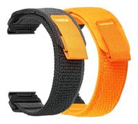 torbollo Bracelet de montre Compatible avec Garmin, tissé Bracelet de sport pour fēnix/Forerunner/Approach/MARQ/quatix/D2 série Bracelet de remplacement robuste pour hommes