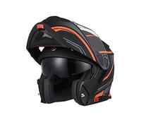 TORC Casque de Moto modulaire ouvrable Casque de Moto intégral avec Double visière ECE 22-06 approuvé