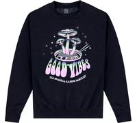 TORC - "Good Vibes" Sweat-shirt pour homme/femme Unie PN855 (4XL) (Noir)
