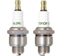 TORCH 2pcs GL2RC Bougie d'allumage Remplacer pour NGK 5798/BR2-LM, pour CHAMPION RJ19LM/T10, QJ19LM, RJ19LMC; pour BRISK JR19; pour DENSO W9LMRUS, OEM