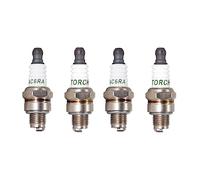 TORCH 4pcs Bougie d'allumage AC6RA Remplacer pour NGK CMR6A/1223 Bougie d'allumage, pour Champion 978/RY4C RY4CT10, pour Autolite 4194 Bougie d'allumage, pour Brisk 3158 SR15C, OEM