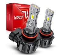 Torchbeam 9005 LED Bulbs, HB3 30000LM 6500K White, IP67 Waterproof, 1:1 Mini Size, Quick Installation, Plug and Play, 2 Pieces