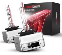 Torchbeam D1S HID Lampadine, Bianco Freddo 6000K, distanza di illuminazione 150%, lampadina allo Xeno, Design IP67 per sostituire 66144 66140 85140 85415 85415C1, confezione da 2