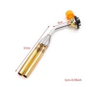 Torche À Jet De Butane À Double Tube, Gaz De Brasage, Brûleur Plus Léger, Pistolet De Camping D'extérieur