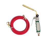 Torche à main avec double ouverture et tuyau en caoutchouc de 1,6 m