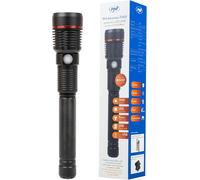Torche Adventure F450 En Aluminium Avec Fonction Focus Et Boost, Led 20 W, 1500 Lm Jusqu'à 450 M, Powerbank Avec Sortie Usb, Chargement Micro Usb, Batterie 4400 Mah Incluse