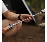 Torche au propane puissante, chalumeau de cuisine, allume-feu de camp réglable, brûleur de torche au propane, carte, pour saisir des steaks, barbecue, soudure, réservoir de gaz non inclus (trois