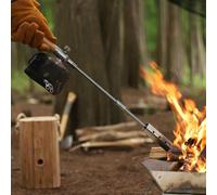 Torche au propane puissante, chalumeau de cuisine, allume-feu de camp réglable, brûleur de torche au propane, carte, pour saisir des steaks, barbecue, soudure, réservoir de gaz non inclus (diamant)