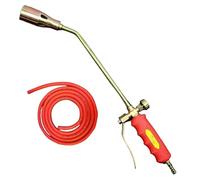 Torche contre les mauvaises herbes, brûleur à double interrupteur avec poignée antidérapante, tube 47 pour le désherbage, la fonte des neiges