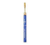 Torche crayon rechargeable au gaz butane pour soudure, soudage et soufflage d'air chaud - Outil flamme portable bleu de 195 mm avec contrôle du flux d'air variable, compatible avec les recharges de