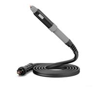 Torche de coupe plasma 80 A PTM-80 industrielle en alliage de cuivre double canal de refroidissement sans HF, câble de 6,1 m compatible avec coupe-plasma CNC en acier inoxydable CNC