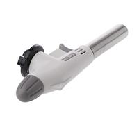 Torche de cuisson à allumage automatique au gaz butane - Brûleur à gaz de soudage - Allume-feu en métal - Chalumeau à gaz pour barbecue - Soudure - Chalumeau pour soudage - Blanc 175 mm