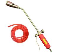 Torche de désherbage, brûleur de mauvaises herbes à double interrupteur avec poignée antidérapante, chalumeau de désherbage flamme avec tube de 119,4 cm pour désherber, brûleur de neige fondue pour