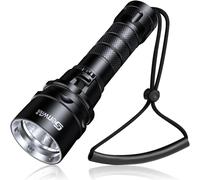 Torche De Plongée, 2000 Lm Étanche Jusqu'à 80 M, Lampe Led Rechargeable, Idéale Pour La Plongée Nocturne, La Spéléologie Et Les Explorations Sous-Marines Captivantes