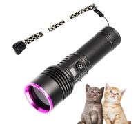 Torche de sang ,lampe de poche UV rechargeable avec écran LCD pour le du sang | lumière pour trouver des traces de nuit, pour détection d'urine durcissement résine camping randonnée observation