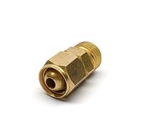 Torche de soudage M16 à M14 M16 x 1,5 mm M14 x 1,5 mm raccord rapide tuyau adaptateur raccord tuyau écrou en laiton TIG plasma soudeur torche partie torche kit (A M16 à M14)