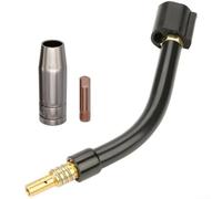 Torche de soudeur MIG pour buses à col de cygne avec embouts de contact pour Vulcan OmniPro 220 - Convient pour une utilisation de torche de soudage 15AK