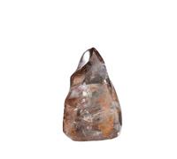 Torche de thé en cristal sculpté sur flamme, env. 200 g - Sculpture brute faite à la main, décoration d'intérieur Feng Shui, ornement de pierres précieuses