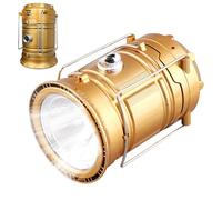 Torche électrique 3 modes d'éclairage 9 x 19 cm Lampe solaire pour camping, PC, lumière électrique résistante à l'eau Accessoires pour camping, randonnée ou pique-nique