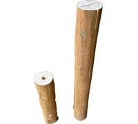 Torche en bois - Schwedenfeuer Baumfackel Finnfackel Garten Feuer Holz Finnfackel 90cm