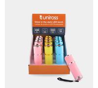 Torche Fluorescente Uniross LED avec 3 piles AAA