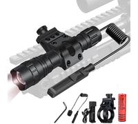 Torche LED Infrarouge WINDFIRE pour illuminateur IR 940nm, Lampe de Poche Rechargeable à Vision Nocturne avec Support décalé, Torche à pressostat à Distance pour la Chasse aux prédateurs