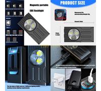 Torche LED multifonction K32C à base USB rechargeable pour camping
