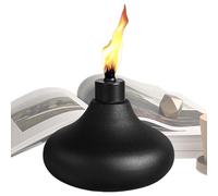 Torche Rechargeable Canister - Lanterne à flamme Tabletop, Conteneur de feu extérieur | Conception en métal durable, complément parfait pour l'atmosphère de fête de terrasse dans le jardin Collection