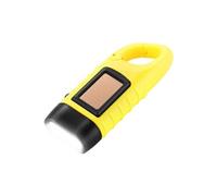Torche Solaire Dynamo FONGWAN Lampe de Poche en cas d'urgence pour Exterieur Jardin - Jaune