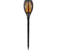 Torche solaire Maity Sun - Effet flamme - LED - H 80 cm - Blanc chaud - LUMI JARDIN