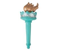 Torche Statue de la Liberté - PTIT CLOWN - 30 cm - Plastique - Bleu/Vert