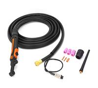 Torche TIG Flexible avec Buse, Kit de Soudeur Ergonomique, Valve de Réglage de Gaz, 4m - Longue Durée, Contrôle Facile, Adaptée aux Environnements Étroits