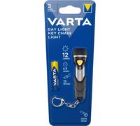 VARTA Day Light Key Chain Light Aluminium, Noir Lampe porte-clés LED, Lampe de poche