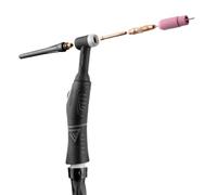 Torches de soudage TIG STAHLWERK WP-26 avec 5 mètres de tuyau jusqu'à 200A, refroidies au gaz, 2 pôles, très flexibles, poignée ergonomique