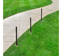 Torches En Cire 3 Pièces 50Cm Torche De Fête Torche À Piquet Torche De Jardin