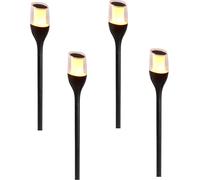 Lot de 4 torches solaires farely H80 cm Lumisky