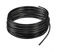 Torchlit Tuyau industriel en silicone - 10 m - 9 x 12 mm - Résistant à la chaleur - Pour conduites sous vide de refroidissement (4/6 mm)