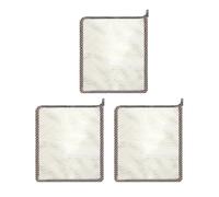 Torchon À Vaisselle Rectangulaire Een Tissu, 3 Pièces, Motif Ananas, Bonne Absorption, Corail, Serviette À Main Suspendue, Fournitures De Cuisine