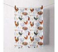 Torchon Chicken Farm 50 x 70 cm