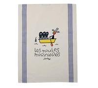 Torchon de Cuisine Bretagne - Les Moules marinières