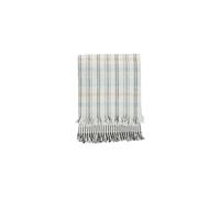 Torchon de cuisine en coton et lurex bleu, tissé, lot de 2 - Madam Stoltz, - 50x70 cm