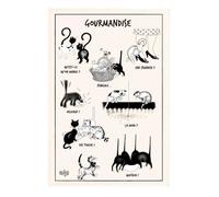 Torchon Dubout La gourmandise Winkler