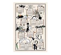Torchon Dubout Ribambelle chats calendrier 2027 Winkler