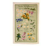 Torchon en coton Motif fleurs sauvages irlandais
