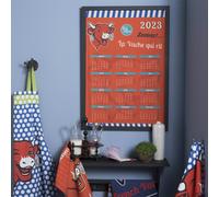 Torchon En Coton Rouge 50x75 Rouge