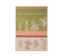 Torchon en Jacquard de Coton, Les Légumes, Coucke (Légumes Racines), 50 x 75 cm