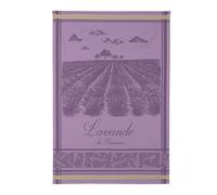Torchon En Jacquard De Coton Violet 50x75