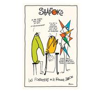 Torchon Shadoks Les fondements ecru 48 x 72 cm Winkler