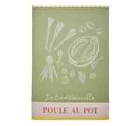 Torchon imprimé en Coton, l'art DE LA Poule AU Pot, 50 x 75 cm, Coucke