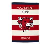 Torchon imprimé en Coton, Vache Qui rit à Rayures, 50 x 75 cm, Coucke